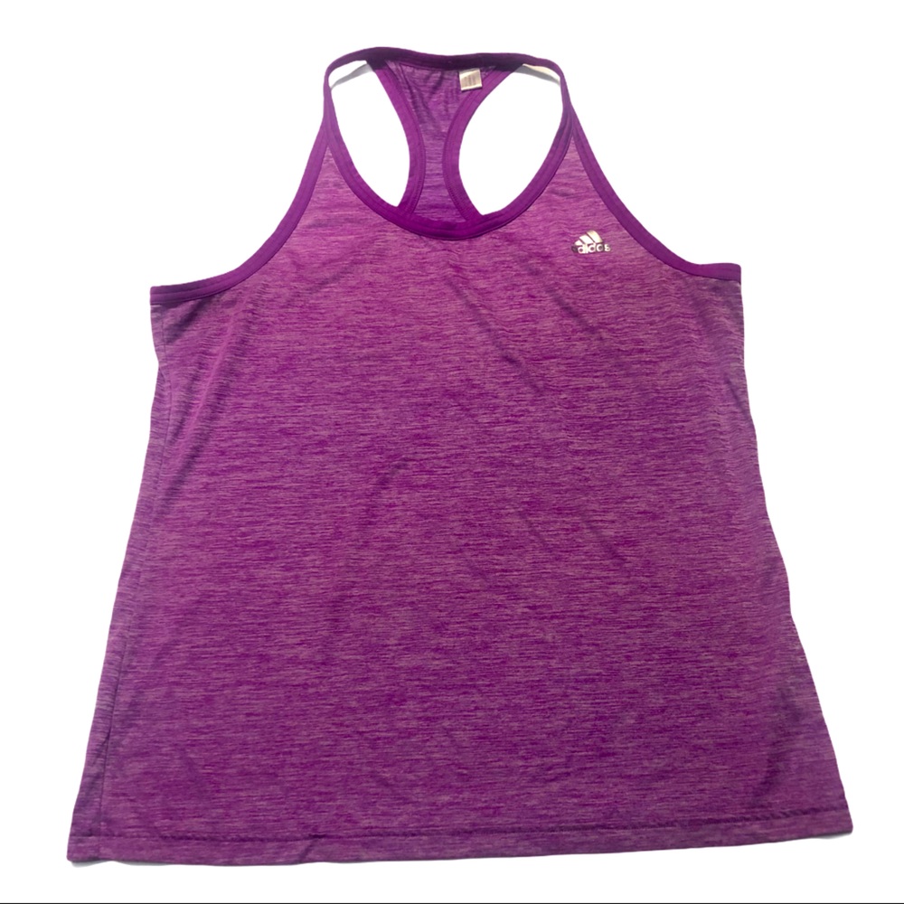 Adidas Large Purple Athletic Tank Top